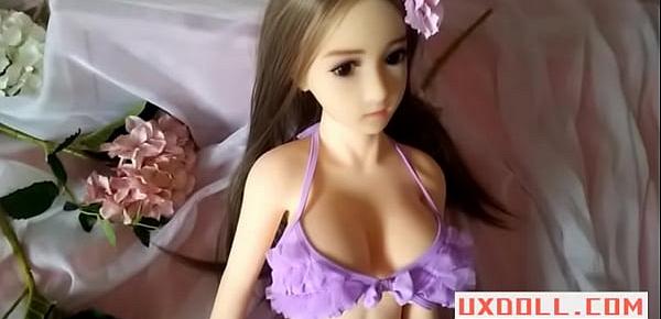  uxdoll small real doll april d-cup mini sex love doll